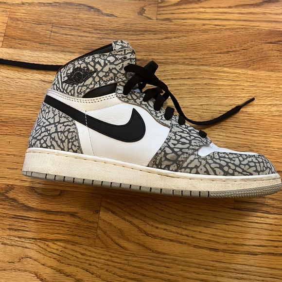 Nike Jordan 1 high OG white cement gs - Picture 5 of 9